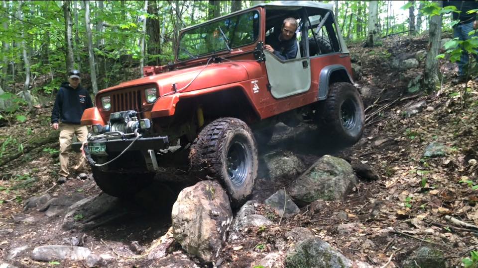 Jason trying to break another axle
