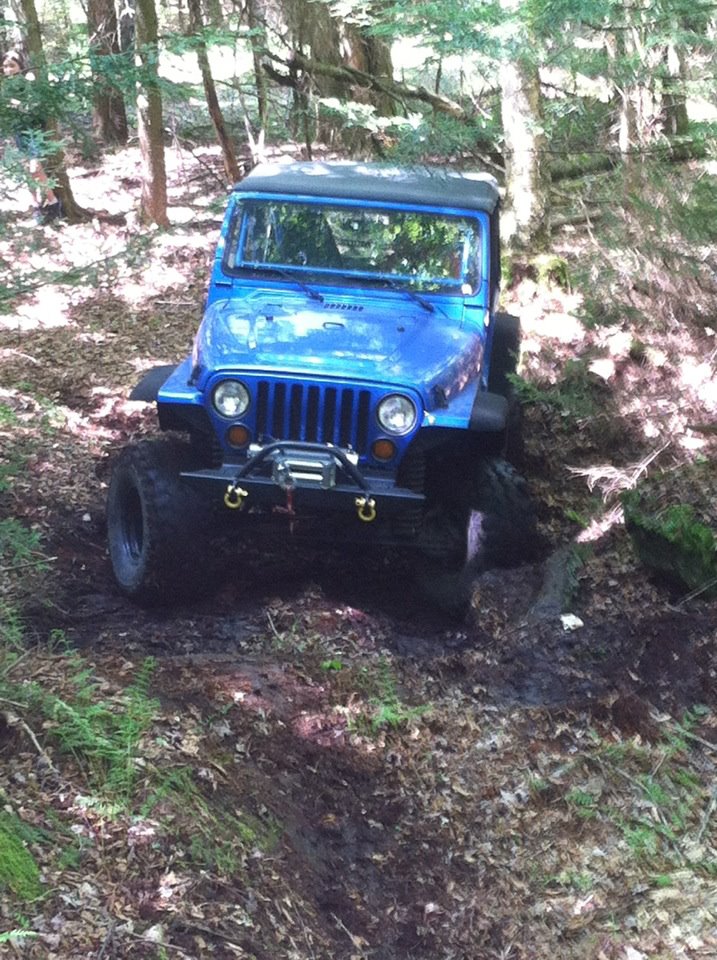 Blue Jeep